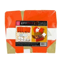 Discount Cerf Dellier 5 Kits "Ballotin Orange 250 g + Fourreau Blanc"