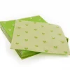 Clearance Cerf Dellier 20 Serviettes en papier lin coeurs verts Patisdecor