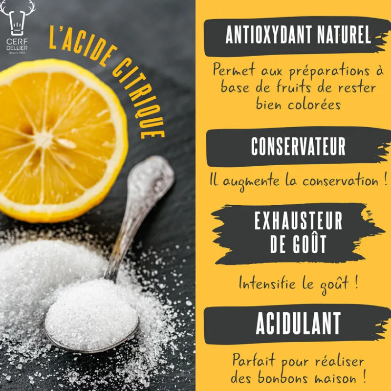 Online Cerf Dellier Acide Citrique 150 g