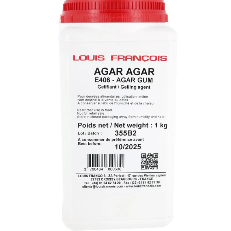 Cerf Dellier Agar Agar en poudre 1 kg