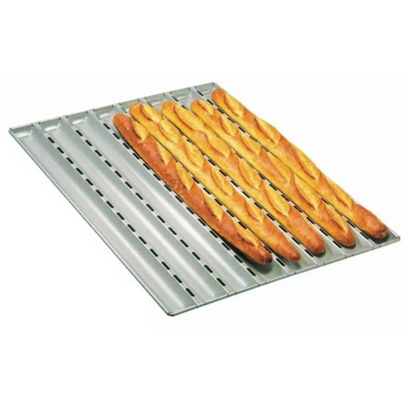 New Cerf Dellier Alu-Gaufer plaques à pain 650 x 430 6 baguettes