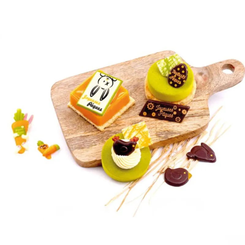 Online Cerf Dellier Animaux de Pâques assortis en chocolat noir (x48)