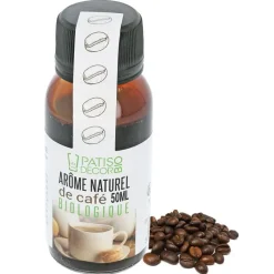 New Cerf Dellier Arôme naturel de café biologique 50 ml - DDM 09/24