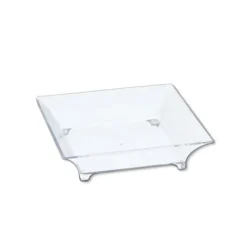 Cerf Dellier Assiette Carrée Cristal Very Verrines (x12)