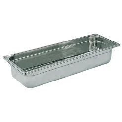 Clearance Cerf Dellier Bac gastronorme perforé inox - sans anse - GN 2/4 profondeur 10 cm