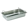 Best Cerf Dellier Bac gastronorme plein inox - avec anses panier - GN 1/1 profondeur 15 cm