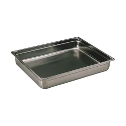 Sale Cerf Dellier Bac gastronorme plein inox - sans anse - GN 2/1 profondeur 5,5 cm
