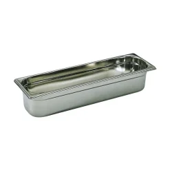 Hot Cerf Dellier Bac gastronorme plein inox - sans anse - GN 2/4 profondeur 4 cm