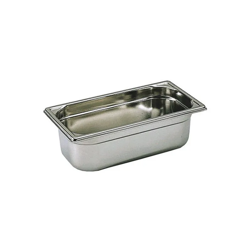 Clearance Cerf Dellier Bac gastronorme plein inox - sans anse - GN 1/3 profondeur 4 cm