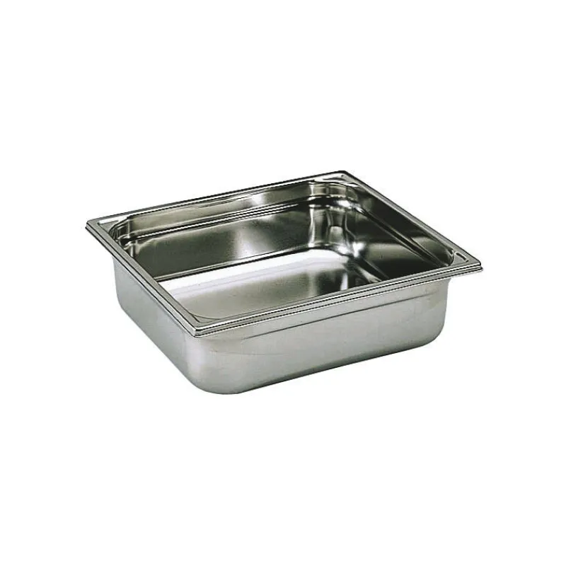 Cerf Dellier Bac gastronorme plein inox - sans anse - GN 2/3 profondeur 15 cm