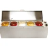 Cerf Dellier Bain-marie à sauces pour 5 bacs GN 1/6