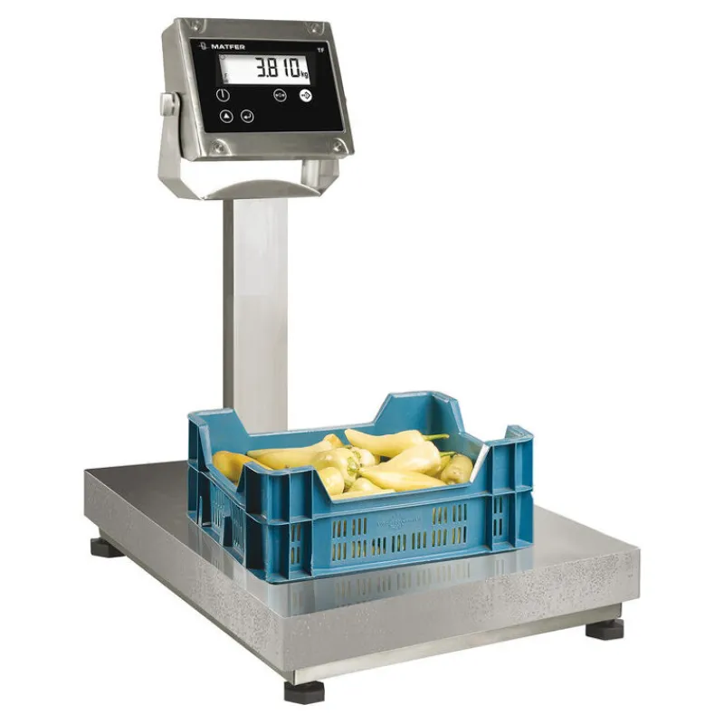 Discount Cerf Dellier Balance colonne digitale inox IP67  TF 60 jusqu'à 60 Kg/5 à 10 g