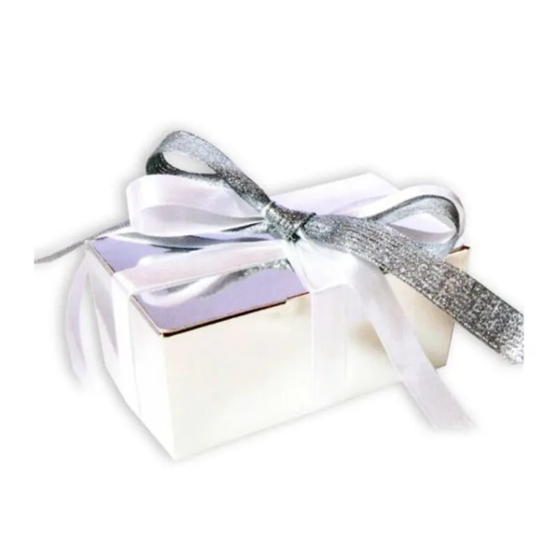 Outlet Cerf Dellier Ballotin Argent, intérieur Blanc (x 50)