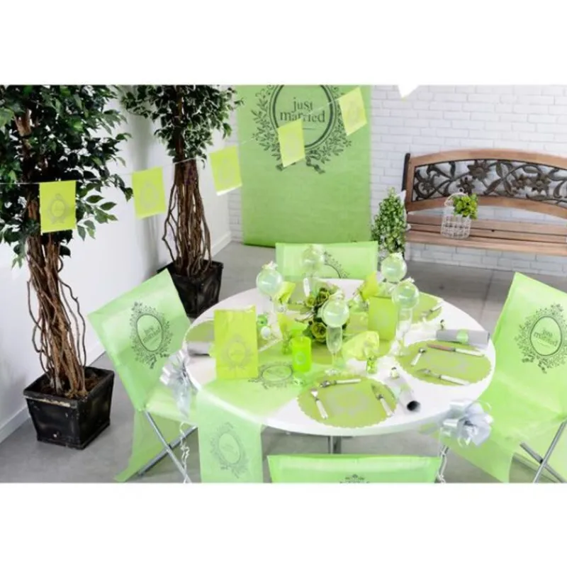 Clearance Cerf Dellier Banderole verte Just Married