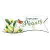 New Cerf Dellier Banderoles azyme vertes Joyeuses Pâques (x24)