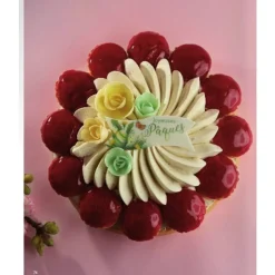 New Cerf Dellier Banderoles azyme vertes Joyeuses Pâques (x24)