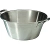 Discount Cerf Dellier Bassine landaise inox à anses 54 cm