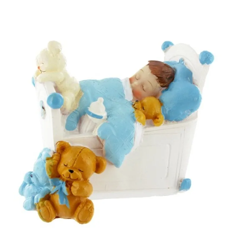 Outlet Cerf Dellier Bébé garçon dans son lit