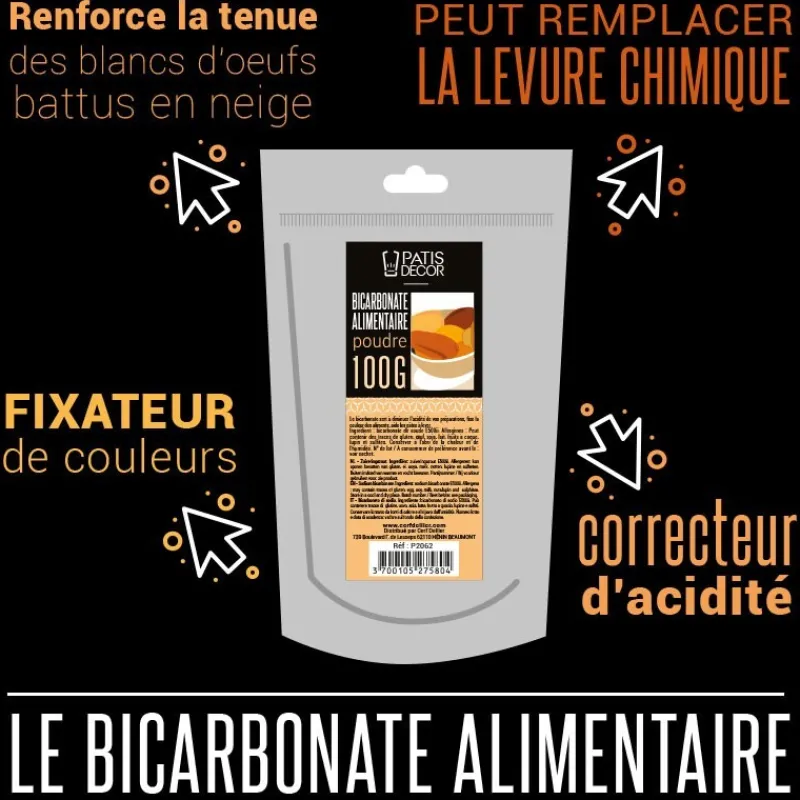 Clearance Cerf Dellier Bicarbonate alimentaire 100 g