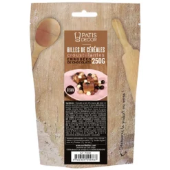 Outlet Cerf Dellier Billes de céréales croustillantes au chocolat 250 g