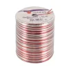 Hot Cerf Dellier Bolduc Raphia Pearl rouge / argent 50 m