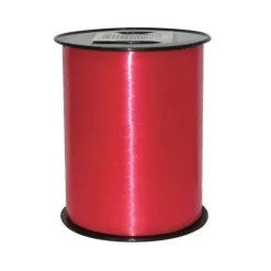 Clearance Cerf Dellier Bolduc satiné rouge 7 mm (500 m)