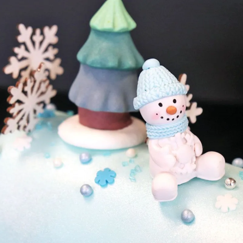 Best Cerf Dellier Bonhomme de neige assis