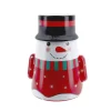 Cerf Dellier Boîte à biscuits de Noël culbuto bonhomme de neige