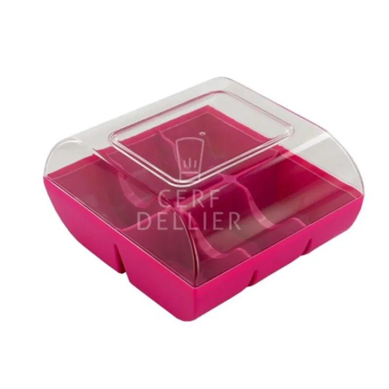 New Cerf Dellier Boîte 6 macarons fuchsia