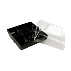 Clearance Cerf Dellier Boîte 6 macarons noire