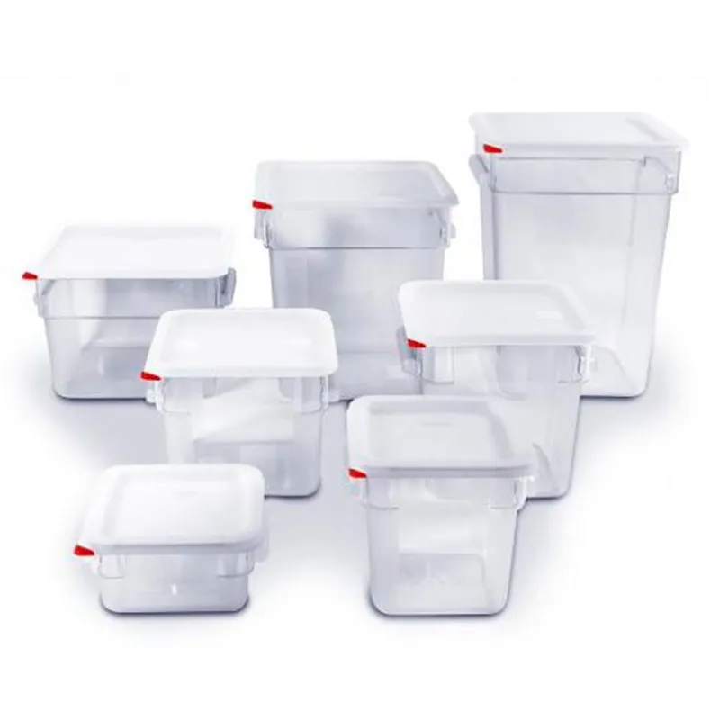 Cerf Dellier Boîte de conservation carrée polypropylène - 4 litres