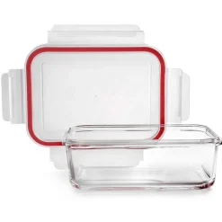 Online Cerf Dellier Boîte de conservation rectangulaire en verre avec couvercle