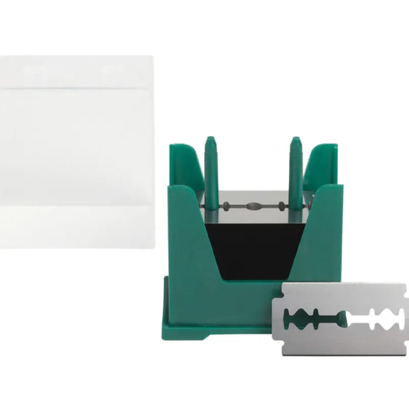 Outlet Cerf Dellier Boîte distributrice de 250 lames à scarifier inox 4,3x2 cm