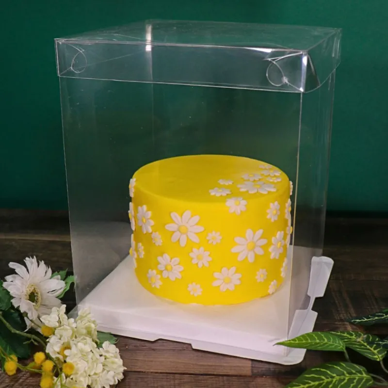Discount Cerf Dellier Boîte gâteau transparente - 20 x 20 x 25 cm