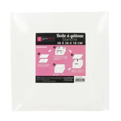 Best Cerf Dellier Boîte pâtissière 25,4 cm, hauteur 20 cm