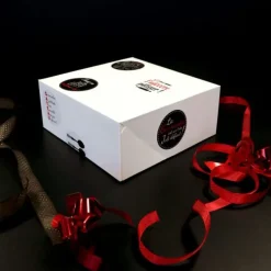 Clearance Cerf Dellier Boîte pâtissière carrée à personnaliser avec stickers 24 x 24 x 10 cm