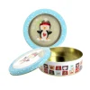 Outlet Cerf Dellier Boîte ronde à biscuits de Noël pingouin en métal - Ø 17,5 cm