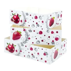 Discount Cerf Dellier Boîtes petits-fours Morgane 14 x 10 cm - Hauteur 4 cm (x 100)