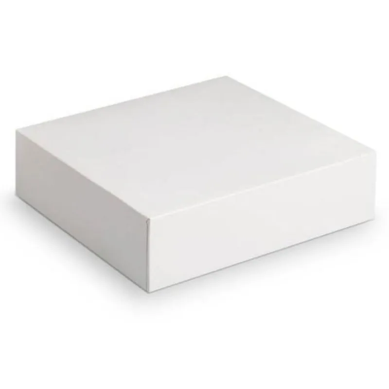 Hot Cerf Dellier Boîtes pâtissières blanches 14 x 14 x 7 cm (x 50)