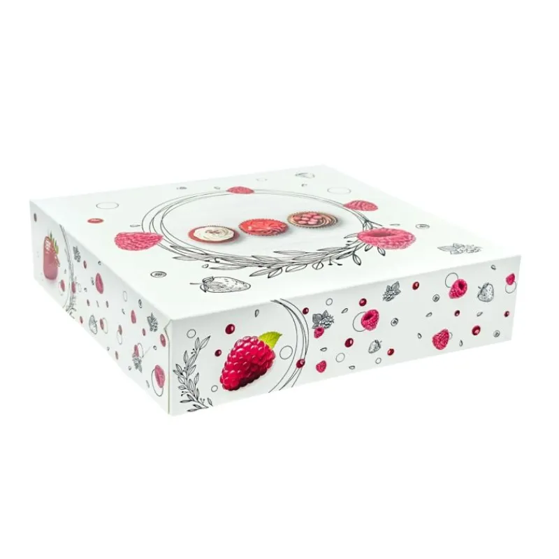 Online Cerf Dellier Boîtes pâtissières Morgane 23 x 23 cm - Hauteur 8 cm (x 50)