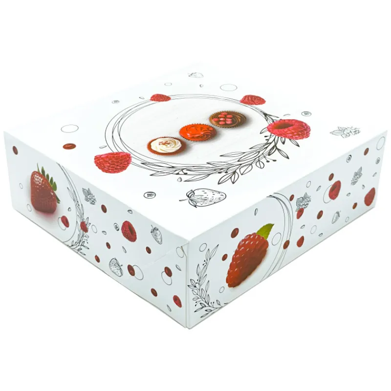 New Cerf Dellier Boîtes pâtissières Morgane 30 x 30 cm - Hauteur 10 cm (x 25)