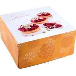 Best Cerf Dellier Boîtes pâtissières Pauline 40 x 40 cm Hauteur 10 cm (x 25)