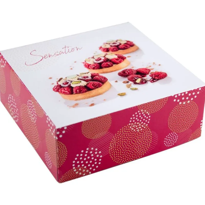 Sale Cerf Dellier Boîtes pâtissières Pauline 40 x 40 cm Hauteur 8 cm (x 25)