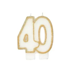 Discount Cerf Dellier Bougie anniversaire 40 ans