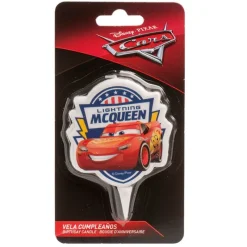 Hot Cerf Dellier Bougie anniversaire Cars 7,5 cm