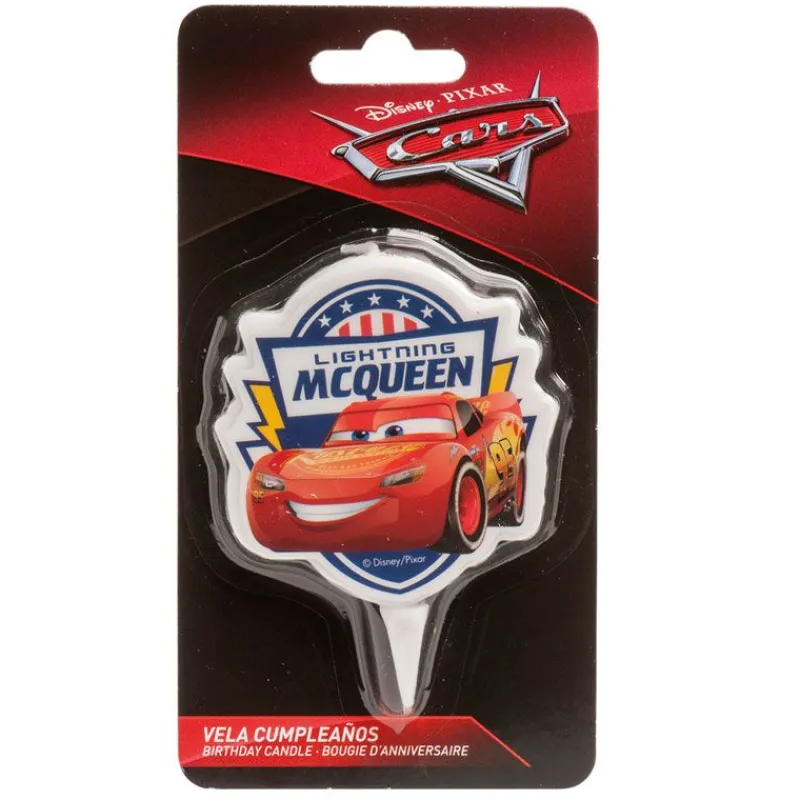 Hot Cerf Dellier Bougie anniversaire Cars 7,5 cm