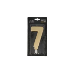 Online Cerf Dellier Bougie anniversaire dorée XXL chiffre 7