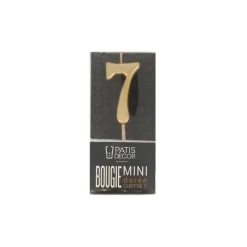 Discount Cerf Dellier Bougie anniversaire dorée chiffre 7