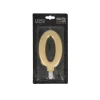 New Cerf Dellier Bougie anniversaire dorée XXL chiffre 0