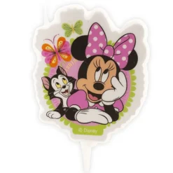 Hot Cerf Dellier Bougie anniversaire Minnie 7,5 cm